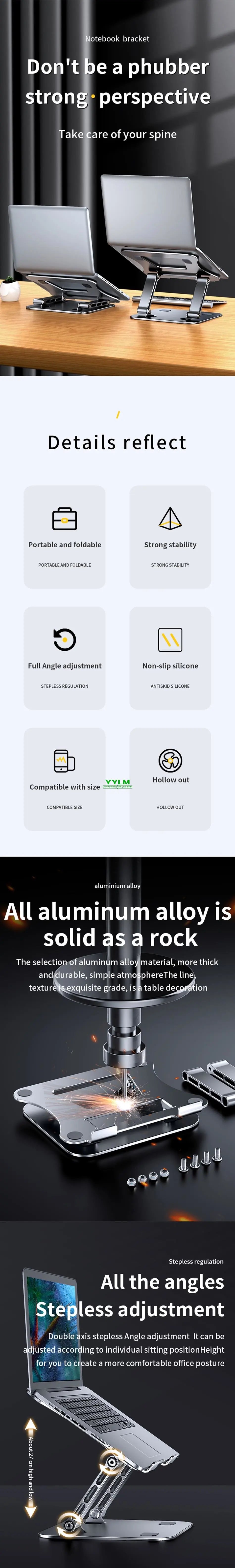 Support PC Portable et Tablette Ergonomique Rêve Zénith