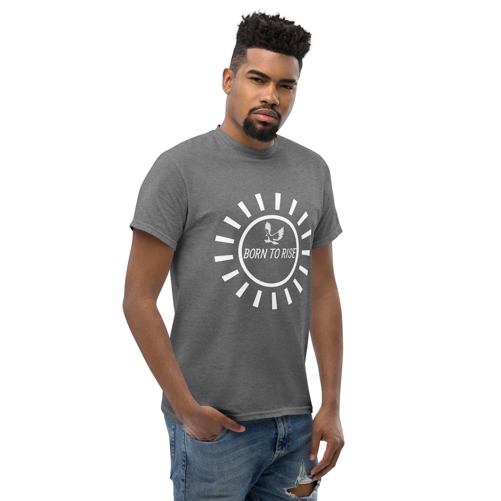 T-shirt “Born to Rise” Collection Rêve Zénith | Style Inspirant & Confort Premium - rêve zénith