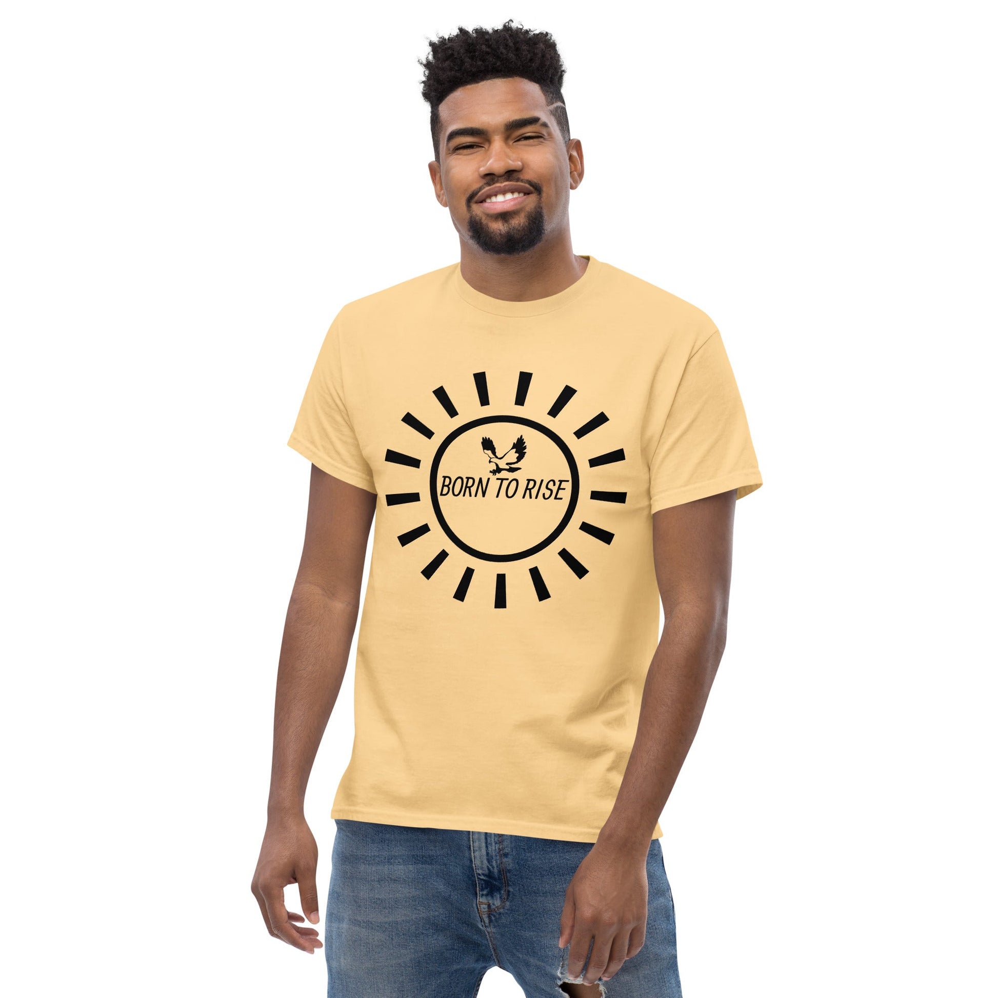T-shirt “Born to Rise” Collection Rêve Zénith | Style Inspirant & Confort Premium - rêve zénith