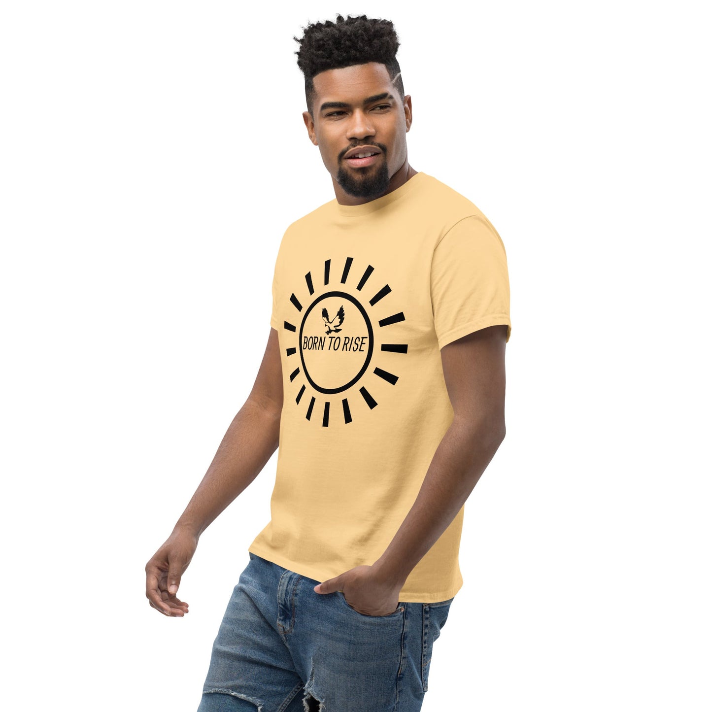 T-shirt “Born to Rise” Collection Rêve Zénith | Style Inspirant & Confort Premium - rêve zénith