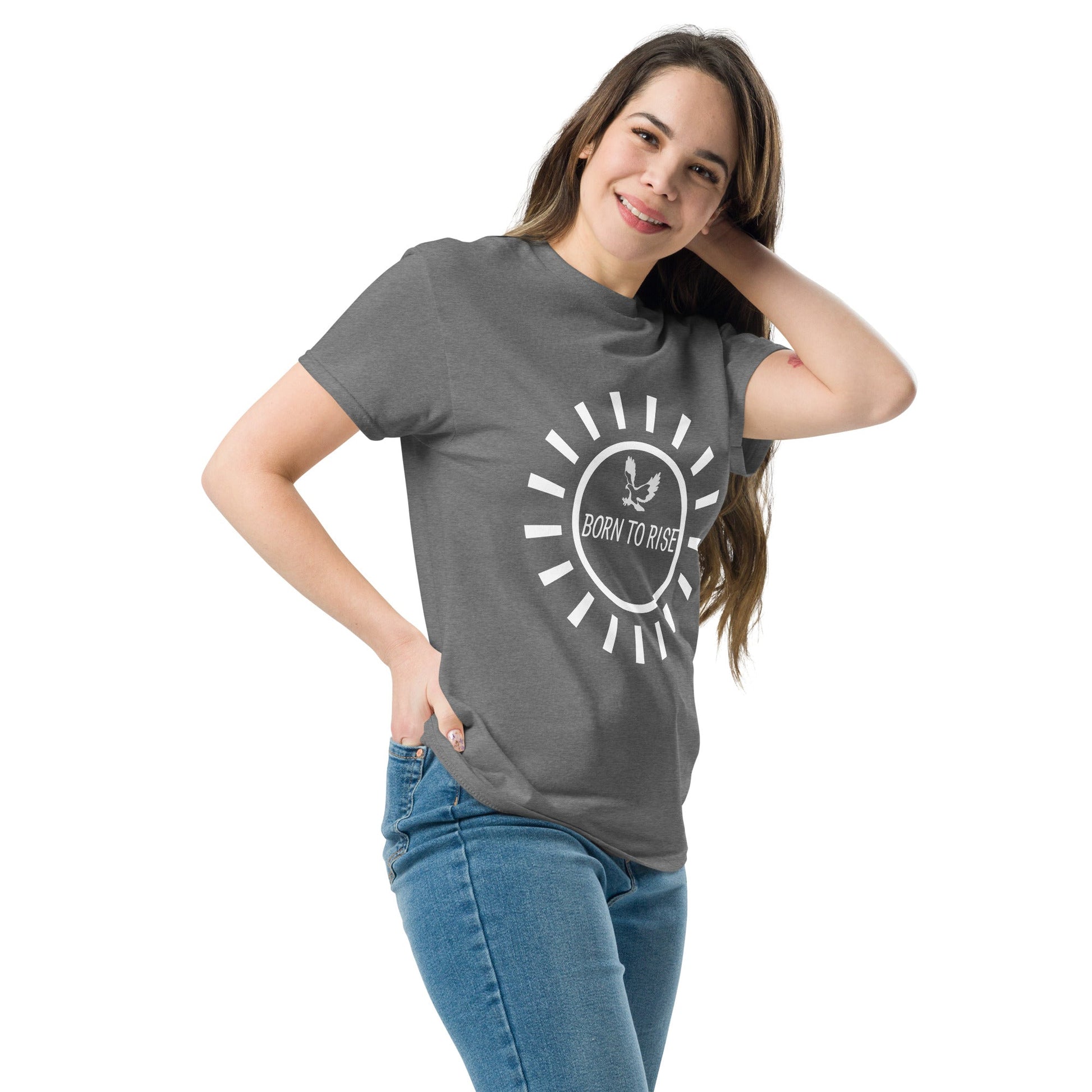 T-shirt “Born to Rise” Collection Rêve Zénith | Style Inspirant & Confort Premium - rêve zénith