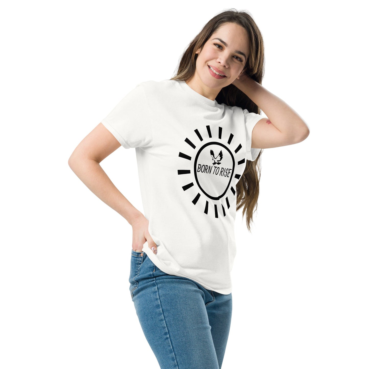 T-shirt “Born to Rise” Collection Rêve Zénith | Style Inspirant & Confort Premium - rêve zénith
