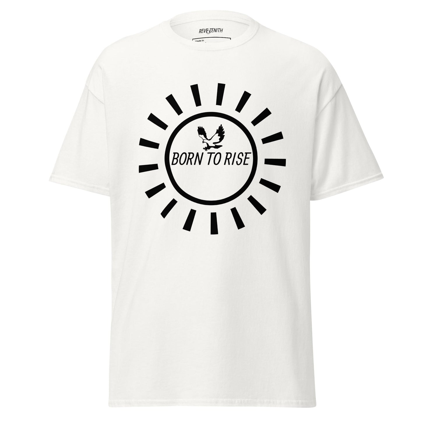 T-shirt “Born to Rise” Collection Rêve Zénith | Style Inspirant & Confort Premium - rêve zénith