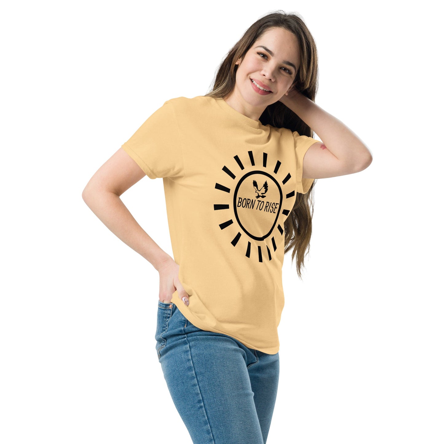 T-shirt “Born to Rise” Collection Rêve Zénith | Style Inspirant & Confort Premium - rêve zénith