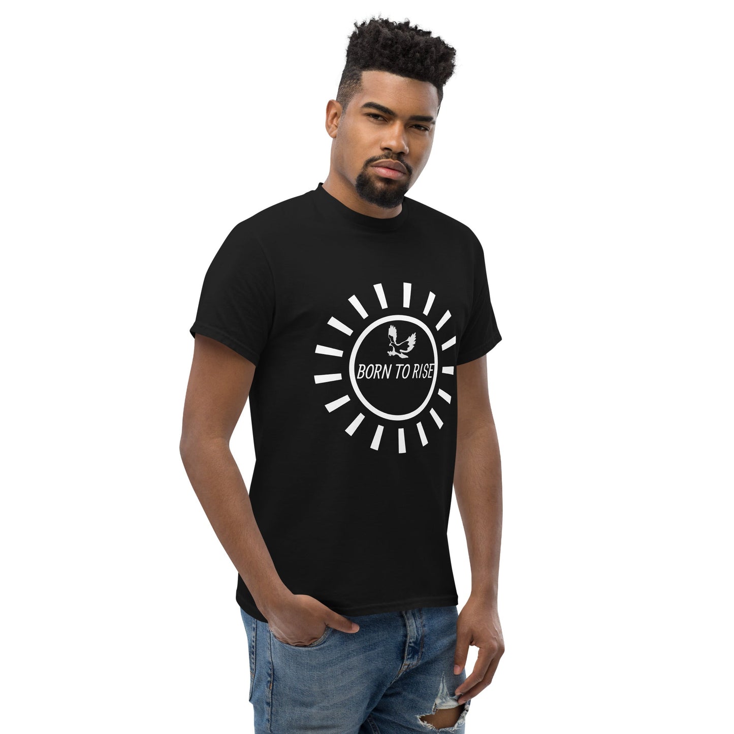 T-shirt “Born to Rise” Collection Rêve Zénith | Style Inspirant & Confort Premium - rêve zénith