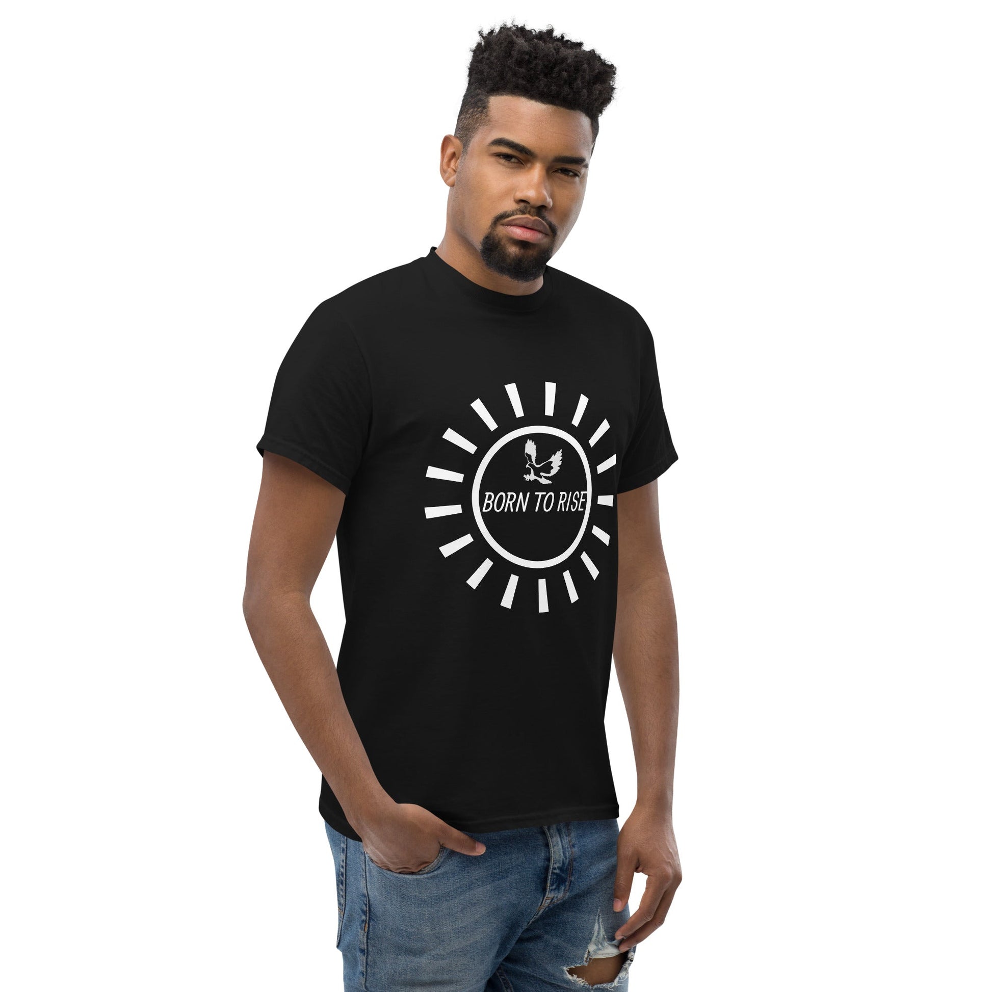 T-shirt “Born to Rise” Collection Rêve Zénith | Style Inspirant & Confort Premium - rêve zénith