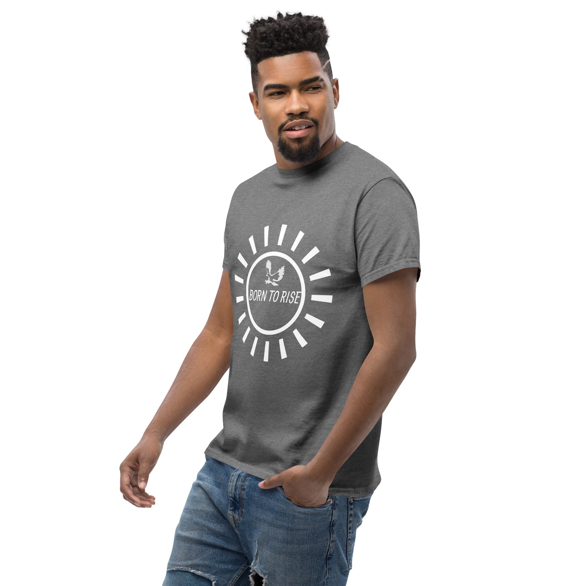 T-shirt “Born to Rise” Collection Rêve Zénith | Style Inspirant & Confort Premium - rêve zénith