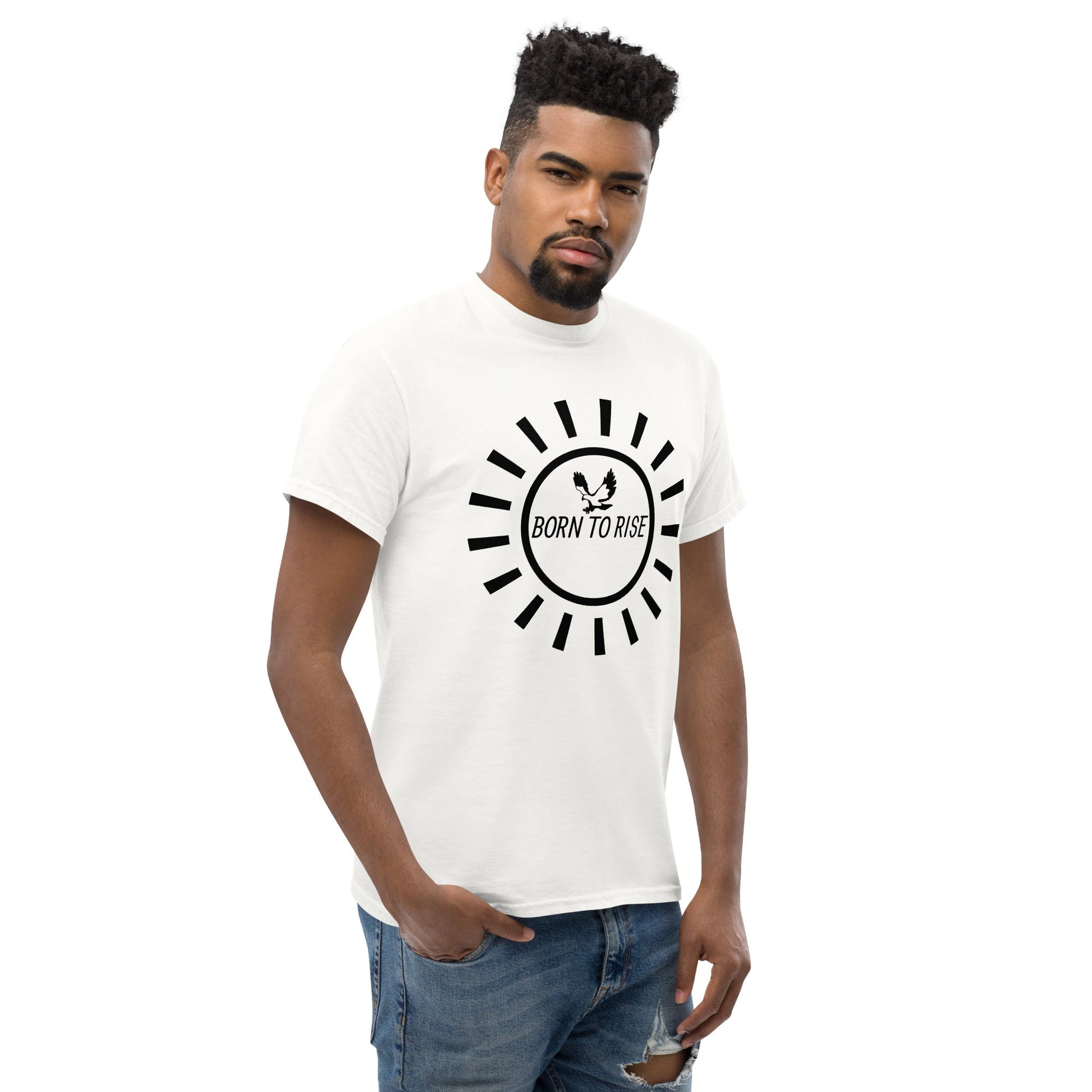 T-shirt “Born to Rise” Collection Rêve Zénith | Style Inspirant & Confort Premium - rêve zénith