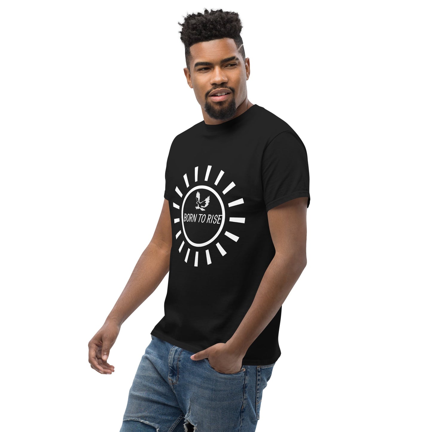 T-shirt “Born to Rise” Collection Rêve Zénith | Style Inspirant & Confort Premium - rêve zénith