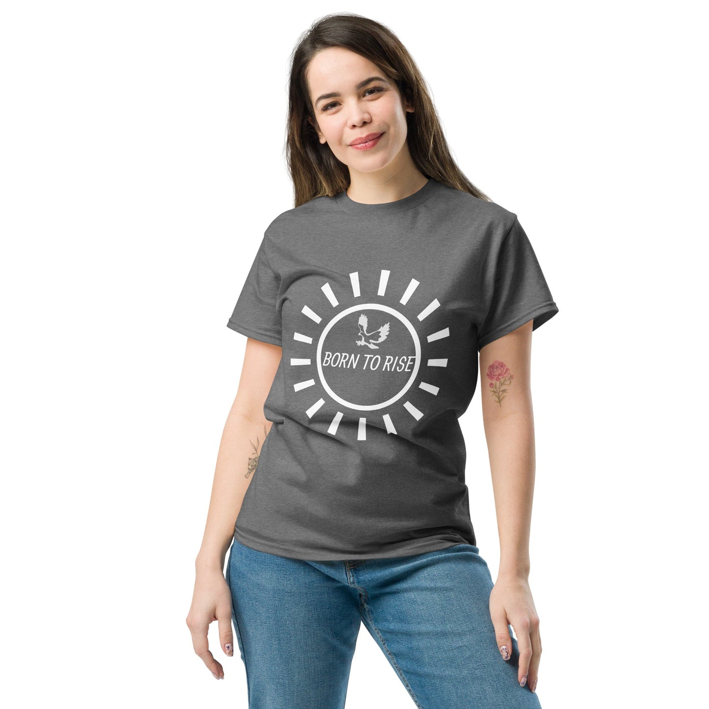 T-shirt “Born to Rise” Collection Rêve Zénith | Style Inspirant & Confort Premium - rêve zénith