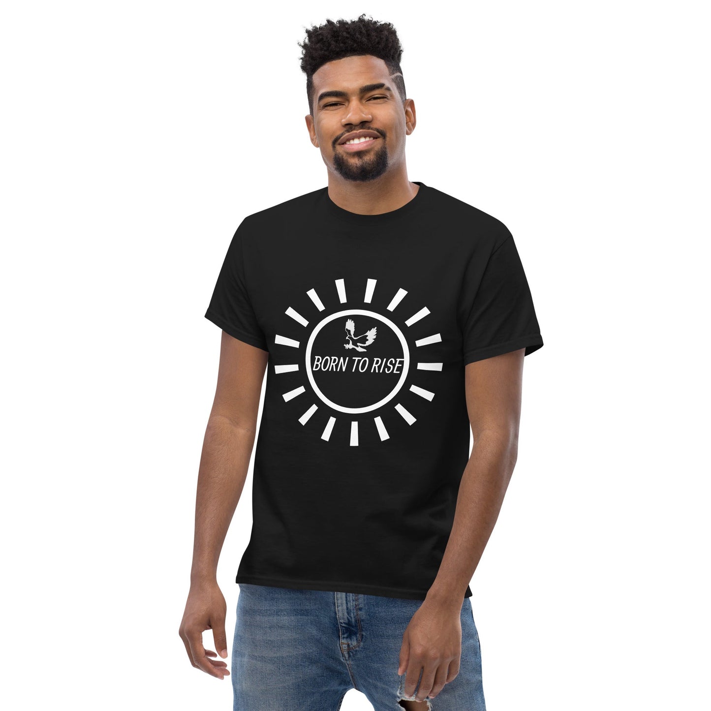 T-shirt “Born to Rise” Collection Rêve Zénith | Style Inspirant & Confort Premium - rêve zénith