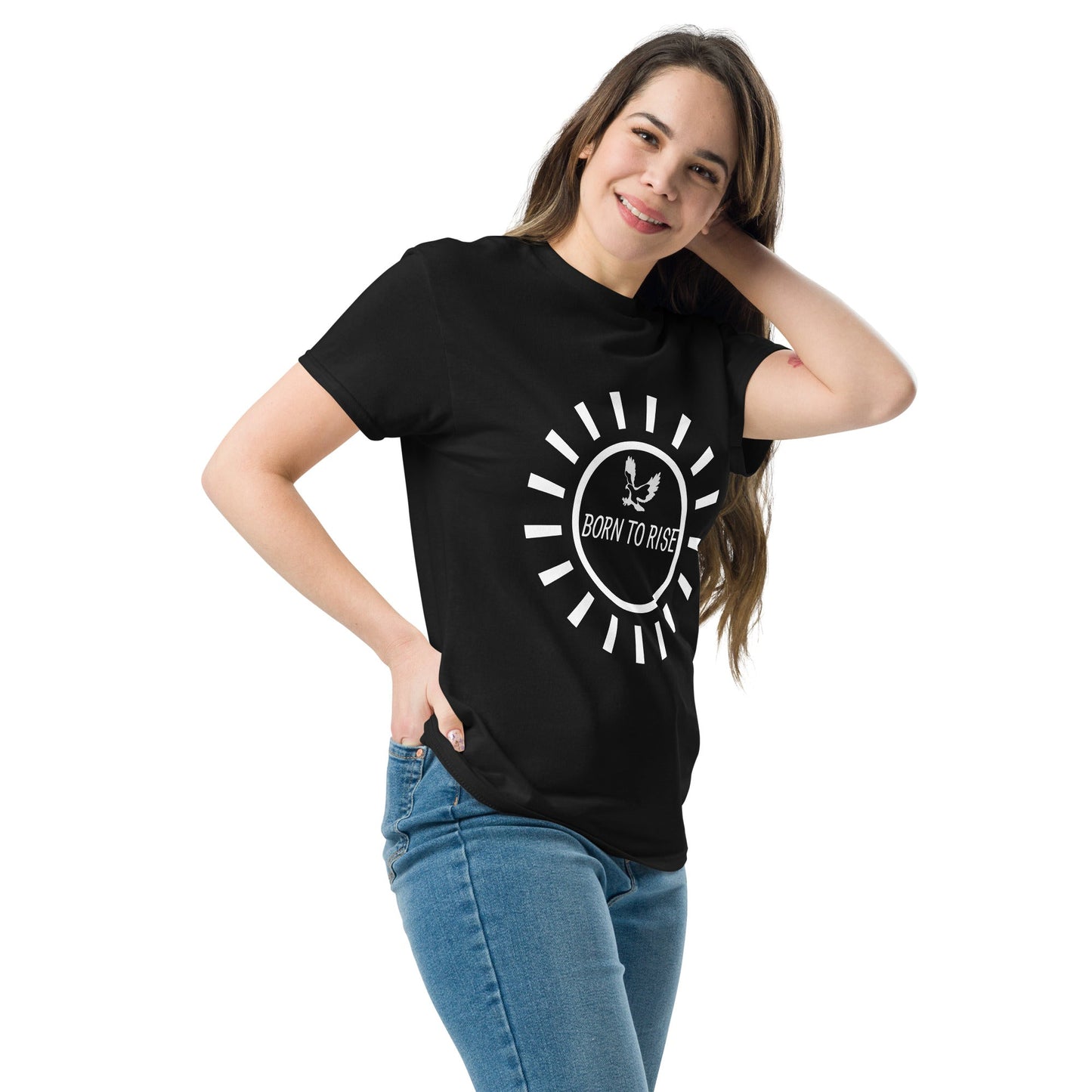 T-shirt “Born to Rise” Collection Rêve Zénith | Style Inspirant & Confort Premium - rêve zénith